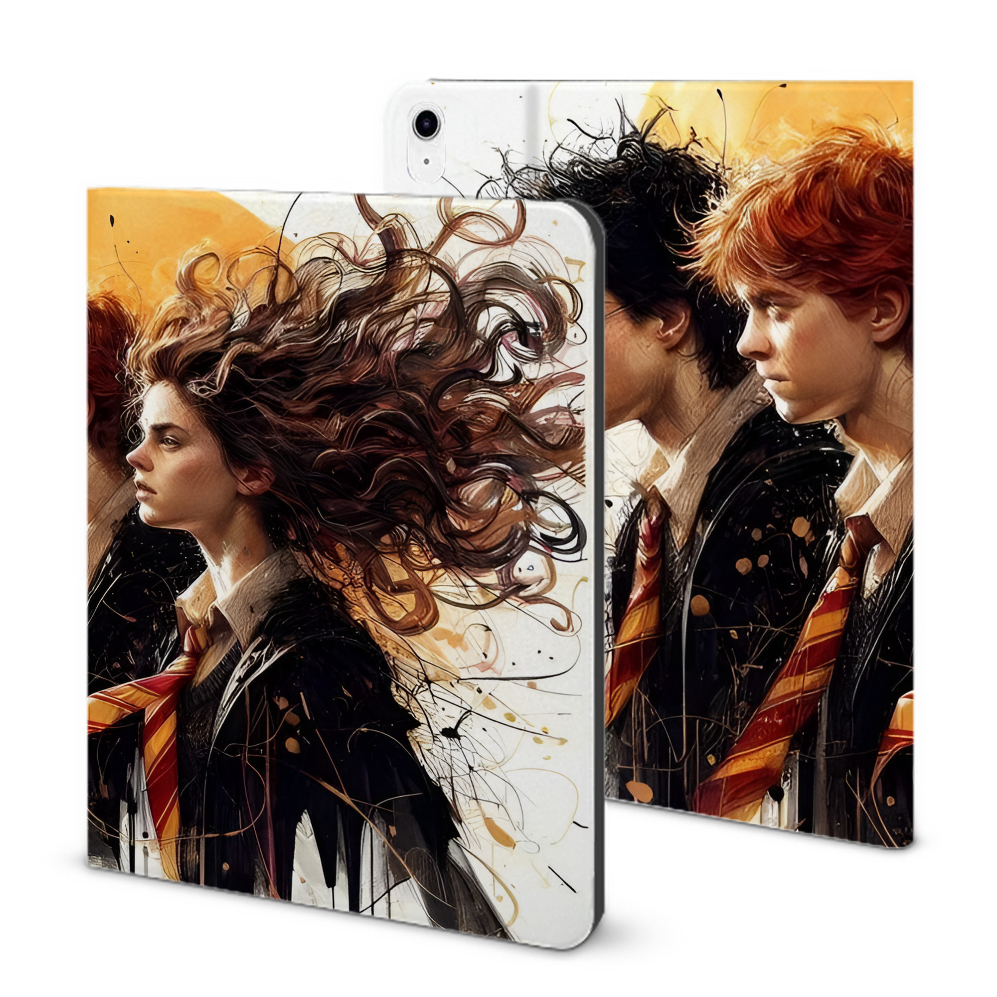 （画像用） Harry Potter ハリー・ポッターシリーズ IPad ケース ブック型 PUレザー TPU 耐衝撃 軽量 薄型 ペン収納なし 全面保護 IPad 各モデル対応